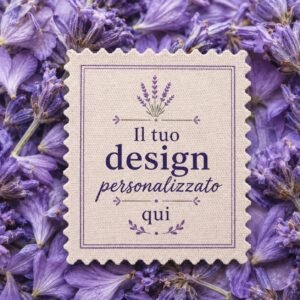 Calamita personalizzata - Lavanda (Stampa fronte)