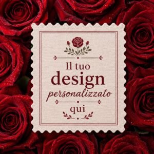 Calamita personalizzata - Rosa (Stampa fronte)