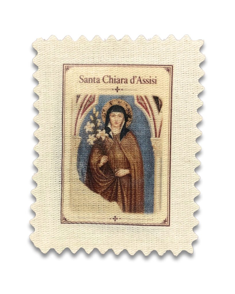 Santa Chiara d'Assisi - Lavanda (Stampa Fronte & Dietro)
