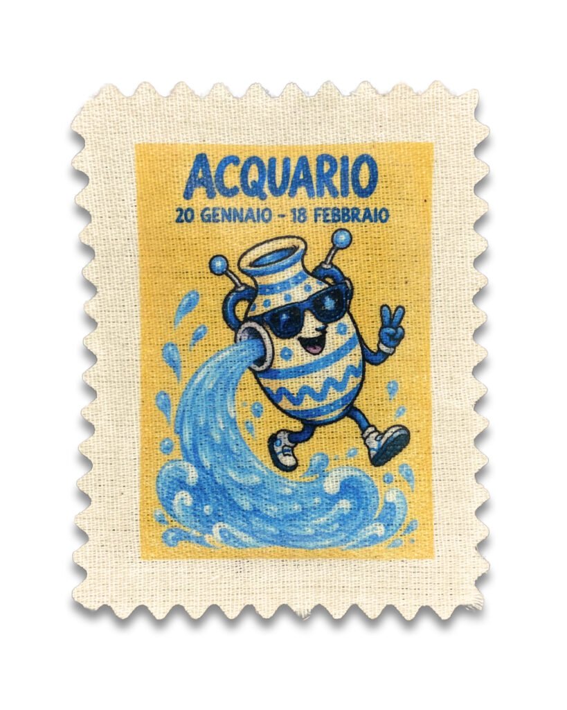 Acquario – Lavanda (Stampa Fronte & Dietro)