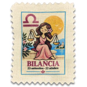 Bilancia - Modello 2 – Lavanda (Stampa Fronte & Dietro)