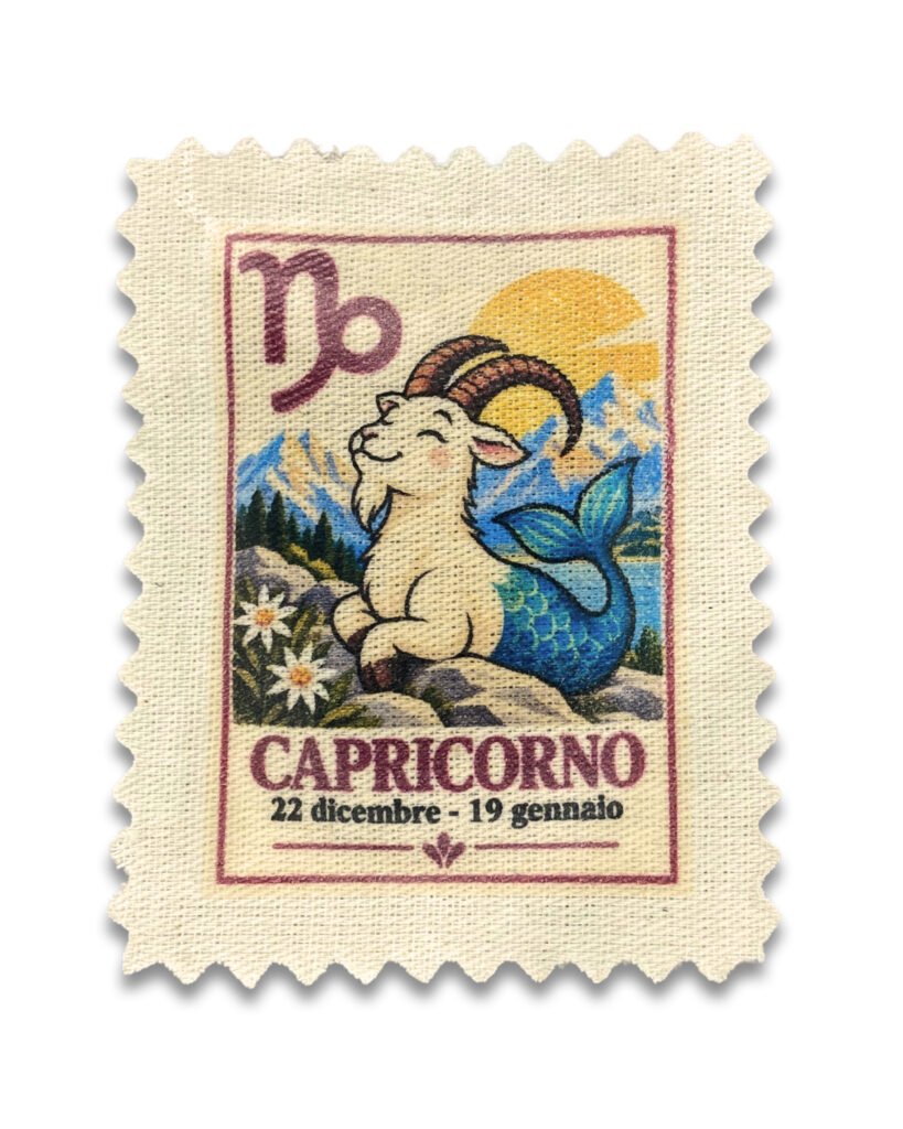 Capricorno - Modello 2 – Lavanda (Stampa Fronte & Dietro)